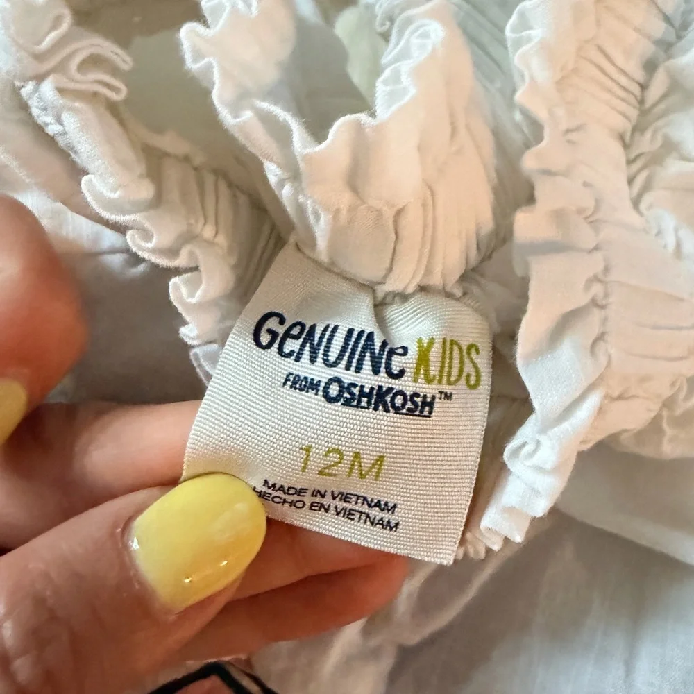 OshKosh B'gosh Yellow and White Kids Matching Set